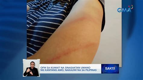 OFW na sinasaktan ng amo sa viral video, ligtas na.
